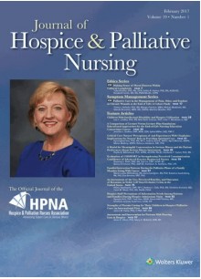 Journal Of Hospice & Palliative Nursing