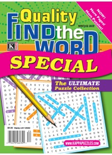 Quality Find the Word Special Quality Find the Word Special