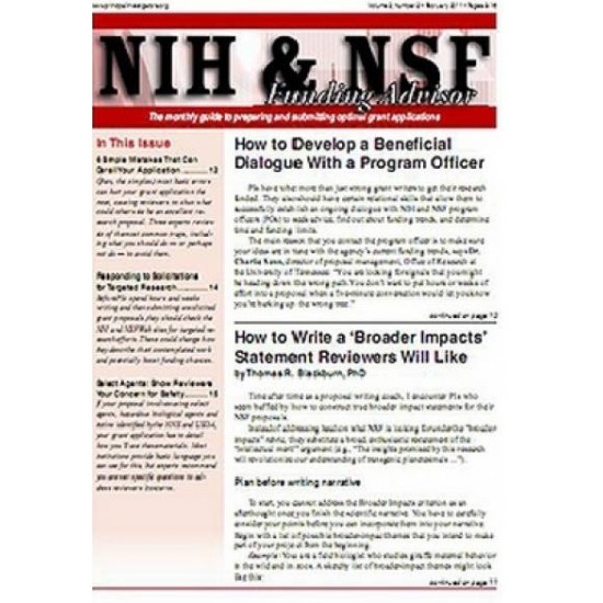 NIH & NSF Funding Advisor
