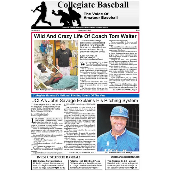 Collegiate Baseball Newspaper Collegiate Baseball Newspaper