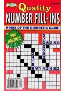 Quality Number Fill-Ins Quality Number Fill-Ins