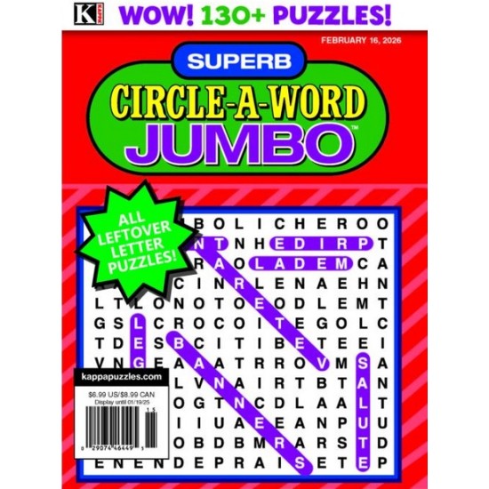 Superb Circle-A-Word Jumbo