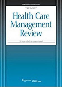 Health Care Management Review Health Care Management Review